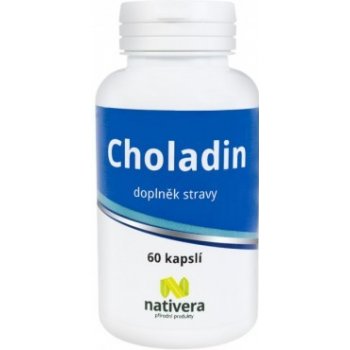 Nativera Choladin na snížení cholesterolu 60 kapslí
