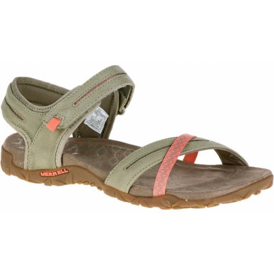 MERRELL Dámské turistické sandály Terran Cross khaki – Zbozi.Blesk.cz