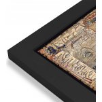 RayWorld Pirátská mapa světa - nástěnná mapa pro děti 138 x 97 cm Varianta: mapa v dřevěném rámu, Provedení: Pegi černý – Zboží Dáma