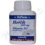 MedPharma Hořčík 300 mg + Vitamín D3 107 tablet – Zboží Dáma