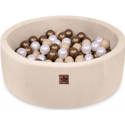 Nellys Velvet suchý bazén šedý 90x30 cm + 200 míčků – Sleviste.cz