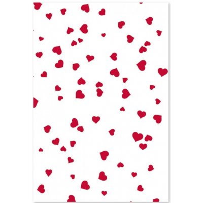 Happy paper A4 srdce bílý červený – Hledejceny.cz