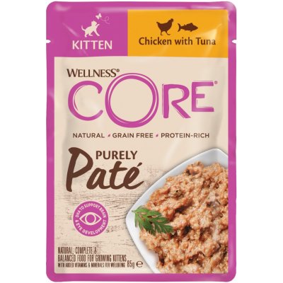 Wellness Core Cat Paté pro koťata kuře a tuňák 85 g – Zboží Mobilmania
