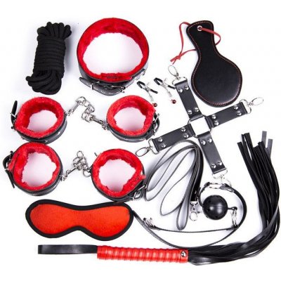 BDSM Desetidílná sada bondage sex toy kit