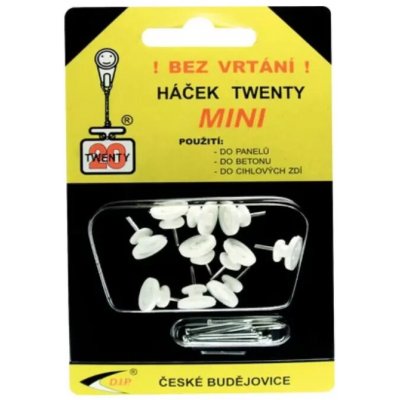 Twenty mini bílý/ 10ks Háček – Zboží Mobilmania