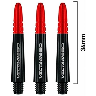 Winmau Vecta Blade 360 - short - black – Zboží Mobilmania