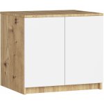 Ak furniture Star 60 cm dub artisan / bílý – Zboží Dáma