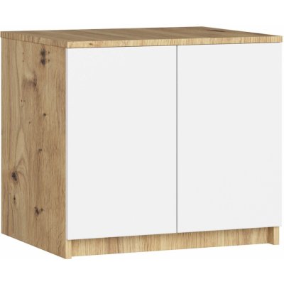Ak furniture Star 60 cm dub artisan / bílý – Zboží Dáma