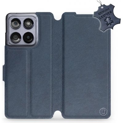 Mobiwear Kožené flip Motorola Edge 60 Fusion Modré – Zboží Mobilmania