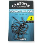 Carp´R´Us Continental Snag Hook ATS vel.6 10 ks – Zboží Mobilmania