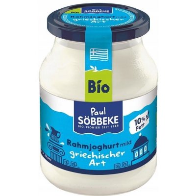 Sobbeke Přírodní jogurt řeckého typu krémový bio 500 g – Zboží Dáma