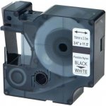Kompatibilní páska s Dymo 18489 / S0718120, 19mm x 3, 5m černý tisk / bílý podklad, nylon flexi – Zboží Živě