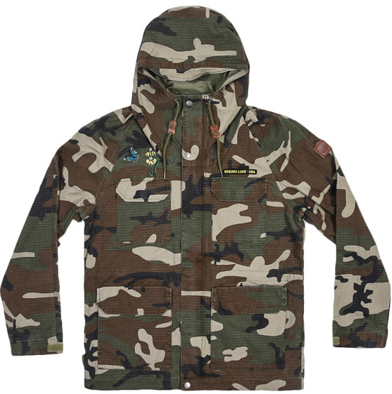 Element Hooded Military Camo