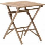 Kave Home Dandara 66 x 66 cm zahradní skládací stůl Dřevěný – Hledejceny.cz