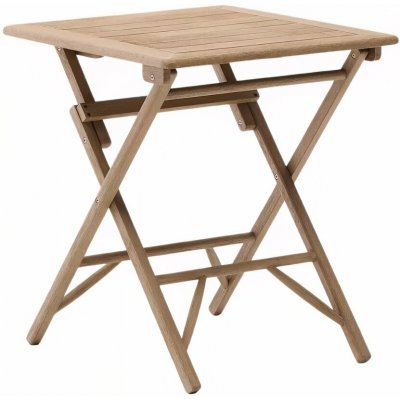 Kave Home Dandara 66 x 66 cm zahradní skládací stůl Dřevěný – Hledejceny.cz