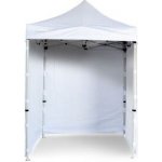 Expodum Nůžkový stan 2x2m ocelový Bílá 4 boční plachty – Hledejceny.cz