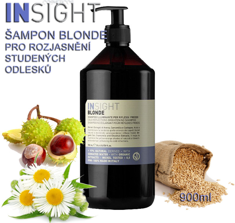 Insight Blonde šampon pro zvýraznění studených odlesků 900 ml