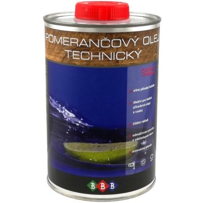 BBB barvy Pomerančový olej technický 0,9 l – HobbyKompas.cz