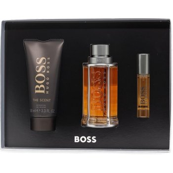 Hugo Boss Boss The Scent EDT 100 ml + EDT 10 ml + sprchový gel 100 ml dárková sada