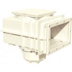 Vágner Pool SKIMMER V20 ABS s mosaznými zástřiky 200 x 150 mm do fólie – HobbyKompas.cz
