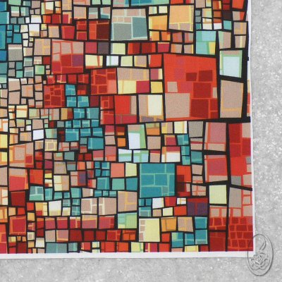 Menší látkový panel s mozaikovým vzorem – Zboží Mobilmania