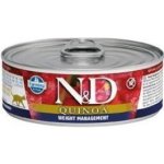 N&D Cat QUINOA Adult Weight Manamegent Lamb & Brocolli 80 g – Zboží Mobilmania