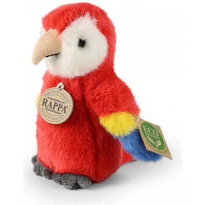 Eco- Friendly Rappa papoušek Ara červený 16 cm – Sleviste.cz