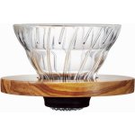 Hario Dripper V60-01 Glass Olive Wood – Zboží Dáma