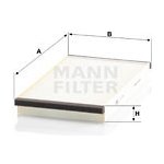 CU3020 MANN-FILTER Filtr, vzduch v interiéru – Hledejceny.cz