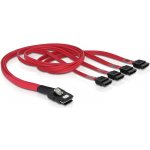 Delock kabel SAS mini 36-pin / 4x SATA – Zboží Živě