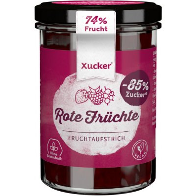 Xucker Džem z červeného ovoce 220 g – Zboží Dáma