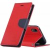 Pouzdro a kryt na mobilní telefon Apple Mercury / kryt pro iPhone XR - Mercury, Fancy Diary Red/Navy