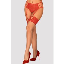 Obsessive Sexy punčochy Rediosa stockings červená