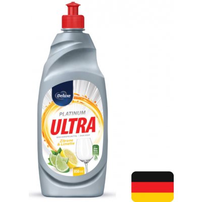 Deluxe Platinum Ultra prostředek na nádobí Zitrone & Limette 850 ml – Zboží Dáma