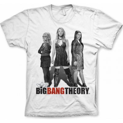 Big Bang Theory tričko Girl Power White pánské