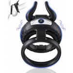 Paloqueth Dual Vibrating Soft Silicone Cock Ring with 10 Powerful Vibrations Black – Hledejceny.cz