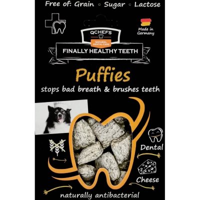 Qchefs Pamlsky na čištění zubů pro psy Puffies 63 g – Hledejceny.cz