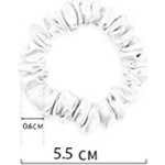 Různobarevné gumičky do vlasů 1 ks, WHITE ORCHID Barva hedvábí: bílá – Hledejceny.cz