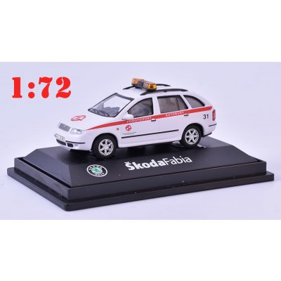 ABREX Škoda Fabia Combi 2000 DP hl.m. Prahy bílá 1:72 – Zboží Mobilmania