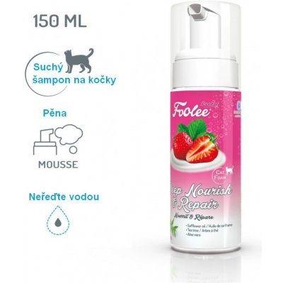 Foolee Beauty Deep Nourish & Repair Šampon pro kočky suchá pěna 150 ml – Zbozi.Blesk.cz