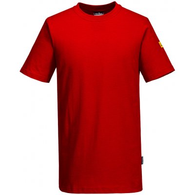 Portwest AS20 Antistatické ESD triko tmavě červená M – Hledejceny.cz