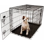 Show Tech Skládací klec pro psy s plastovým dnem 3 - 93 x 58 x 62.5 cm – Zboží Mobilmania