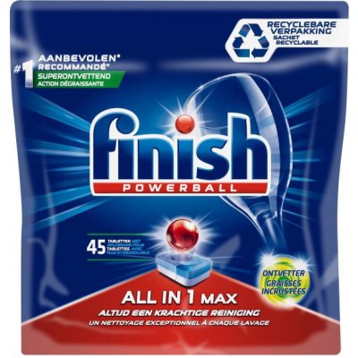 Finish All in 1 MAX tablety do myčky 45 ks – Hledejceny.cz