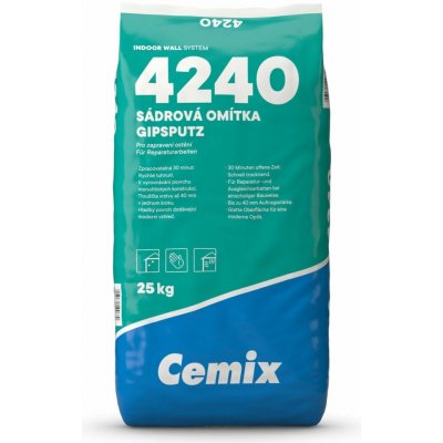 Cemix 4230 Omítka sádrová 25 kg – Sleviste.cz