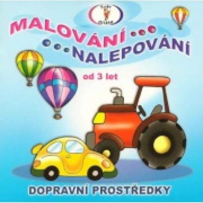 Malování nalepování Dopravní prostředky