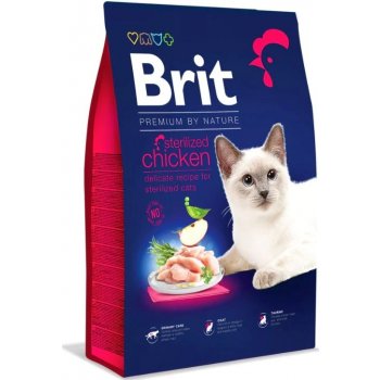 Brit Premium by Nature Cat Sterilized Chicken Light NEW 1,5 kg
