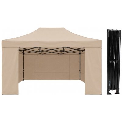TENTino STEEL HEXAGON 3x4,5 m 3A - BÉŽOVÁ – Hledejceny.cz