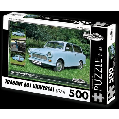 Retro-Auta č. 46 Trabant 601 Universal 1975 500 dílků – Zboží Mobilmania