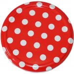 JaHan Víčko na sklenici TO 82 - Tečky - červené – Hledejceny.cz