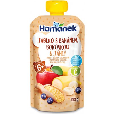HAMÁNEK Jablko s banánem meruňkou a polentou 100 g – Hledejceny.cz
